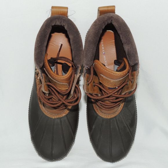Tommy Hilfiger Charlie Waterproof Boots Men's Size 11 Tan Leather Outdoor - Picture 6 of 7